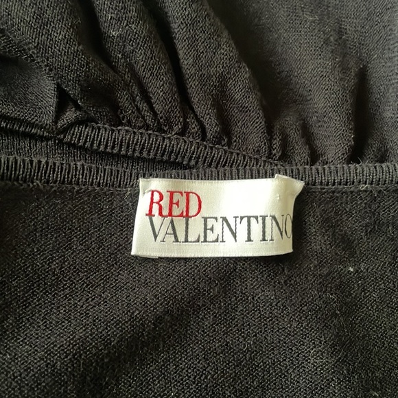 RED VALENTINO Chic Ruffle Front Sleeveless blouse - Picture 4 of 4